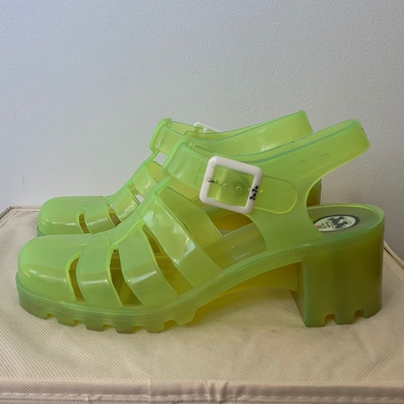 Babe JUJU Jellies Sandals - Lime - Picture 1 of 7